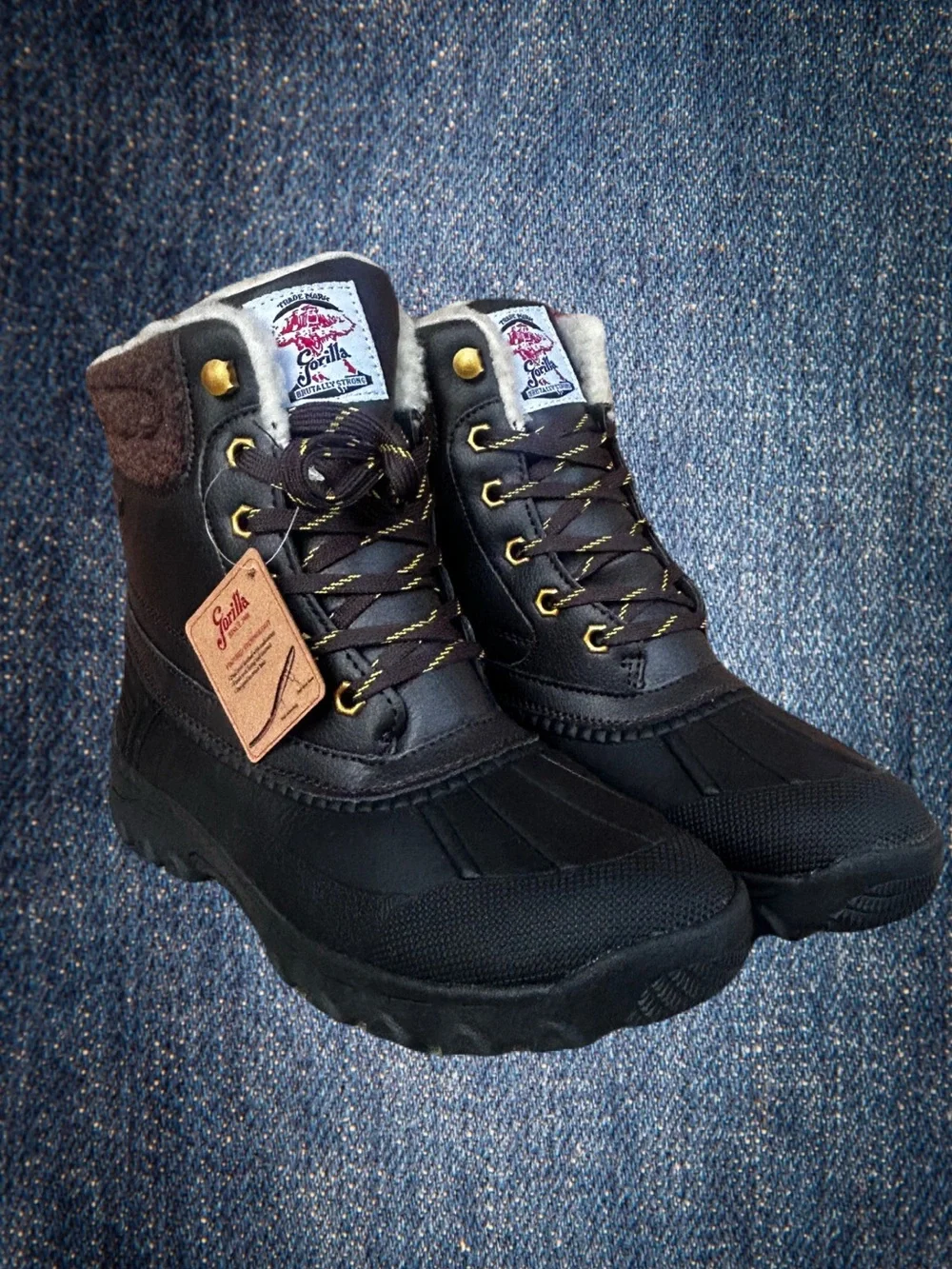 Gorilla “brutally strong” waterproof boots Men’s US 8.5